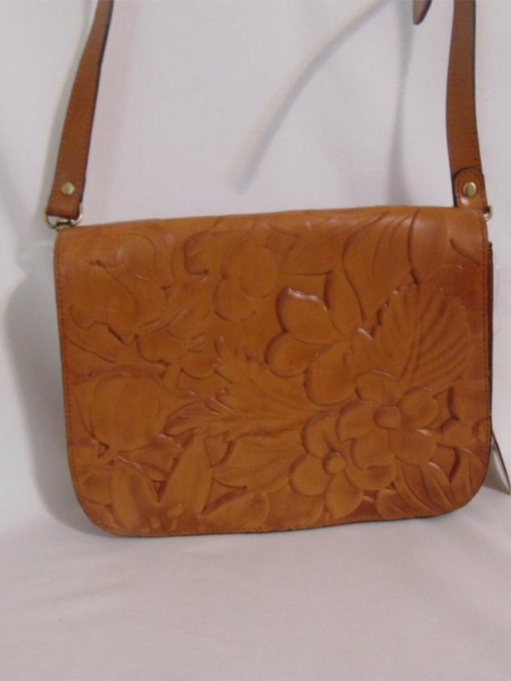 Patricia Nash Deep Embossed Flap Crossbody - Picture 8 of 8